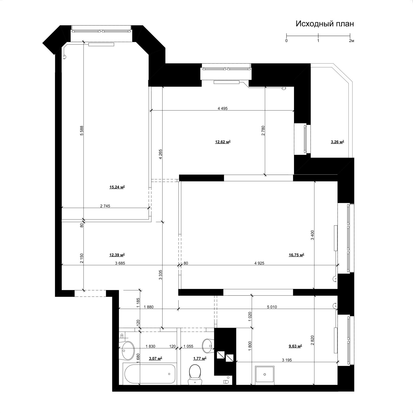 Квартира #7_варианты планировки @_red.plan