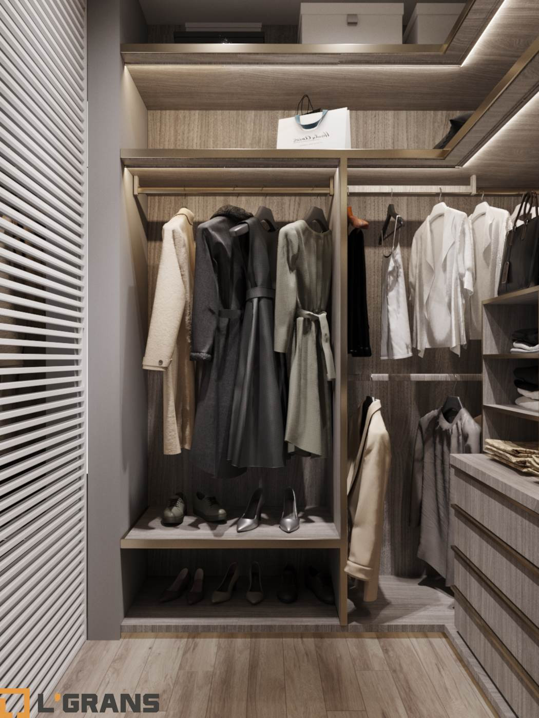 Дизайн проект квартиры по ул. Шеронова в Хабаровске