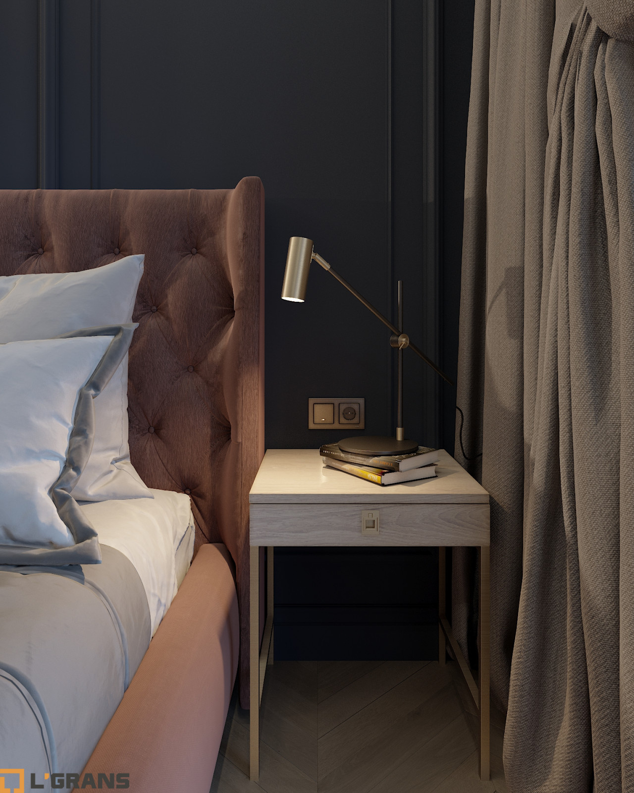 Дизайн проект интерьера 3к. квартиры в ЖК Культура