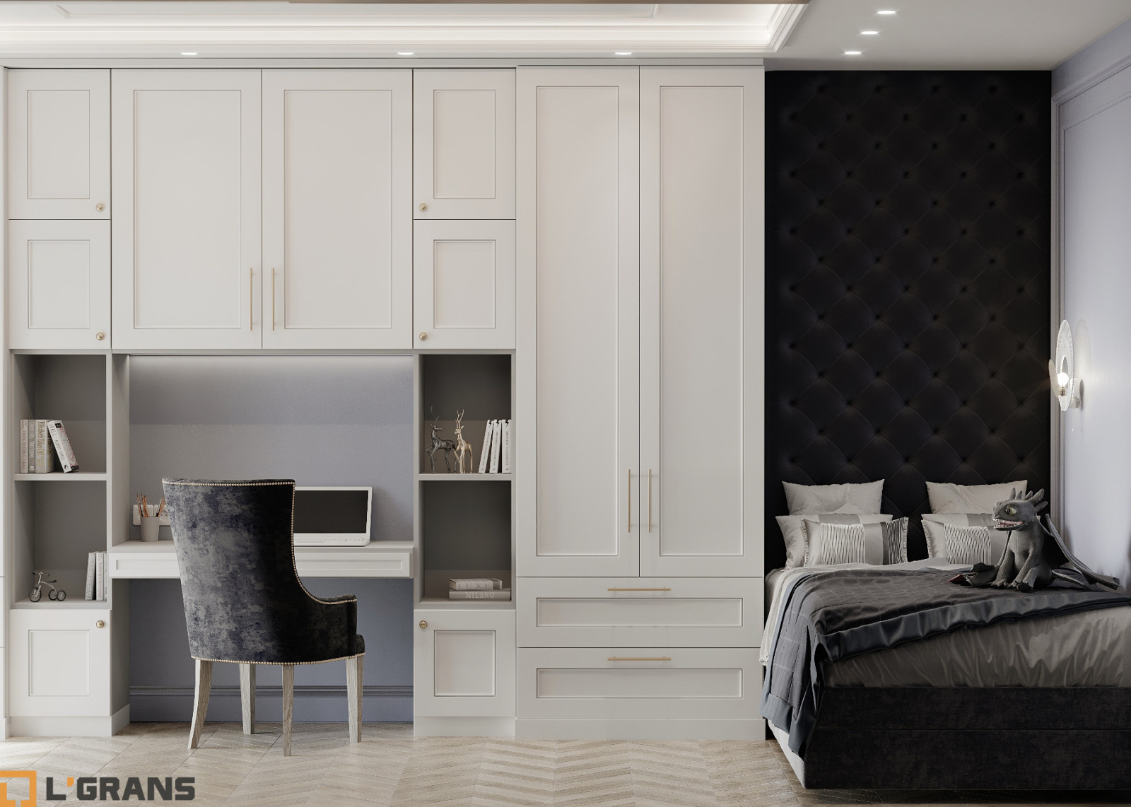 Дизайн проект интерьера 3к. квартиры в ЖК Культура