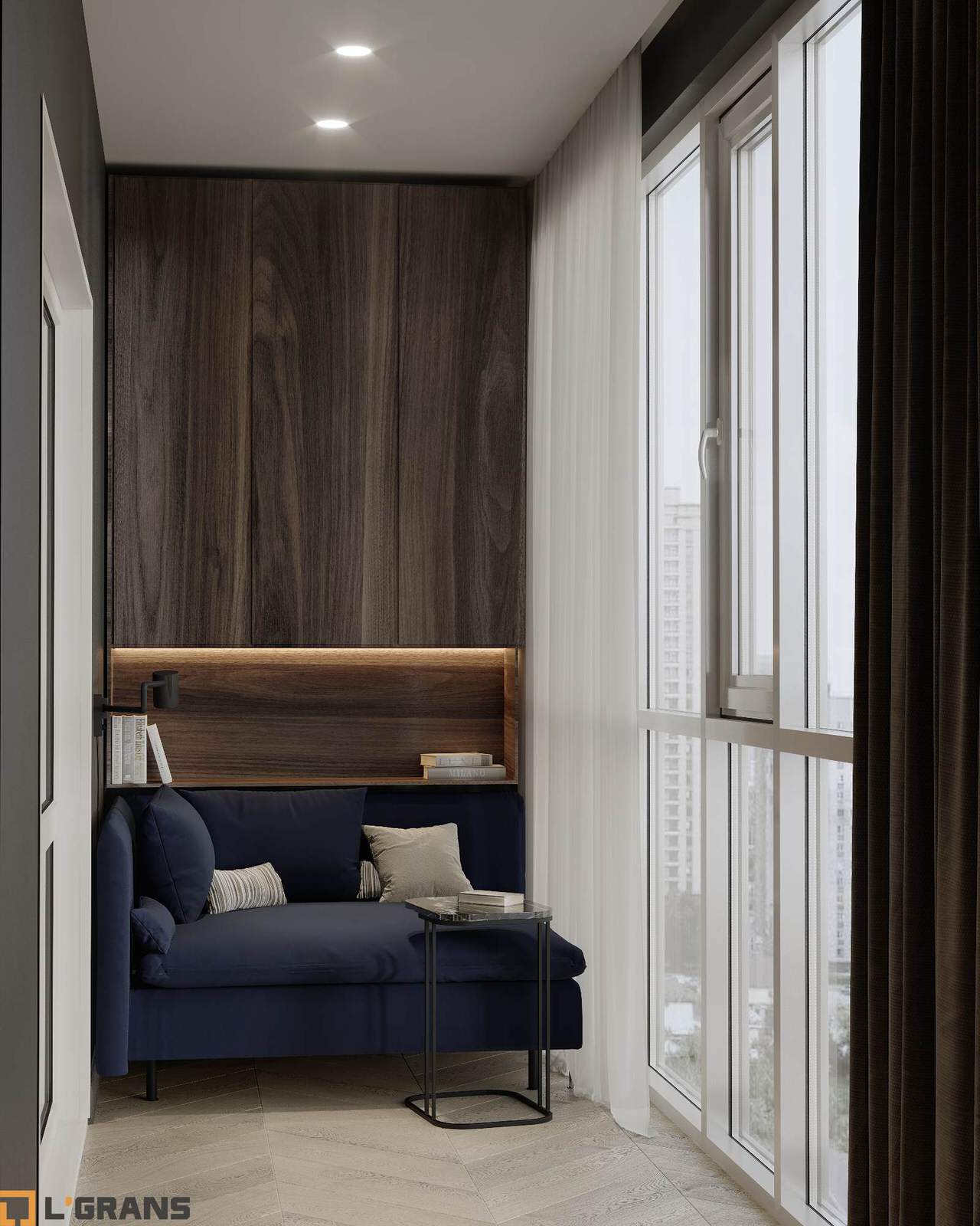 Дизайн проект интерьера 3к. квартиры в ЖК Культура