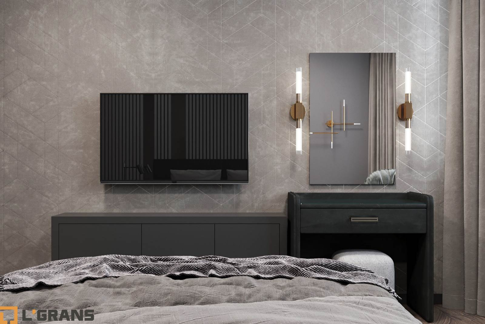 Дизайн проект интерьера 3к. квартиры ул. Советская