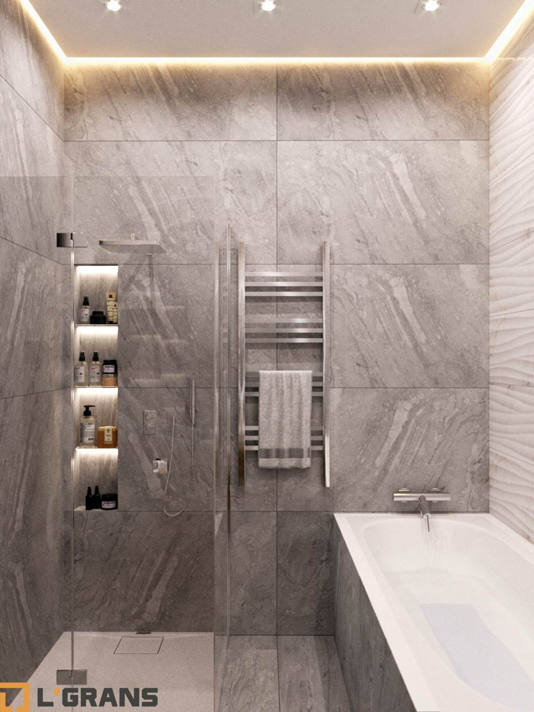 Дизайн проект интерьера 3к. квартиры ул. Советская