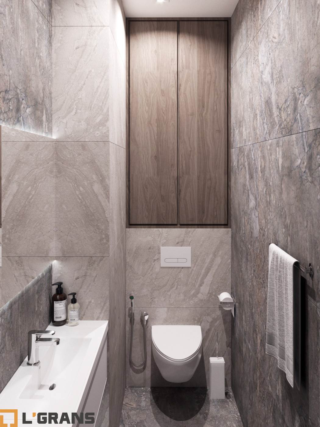 Дизайн проект интерьера 3к. квартиры ул. Советская