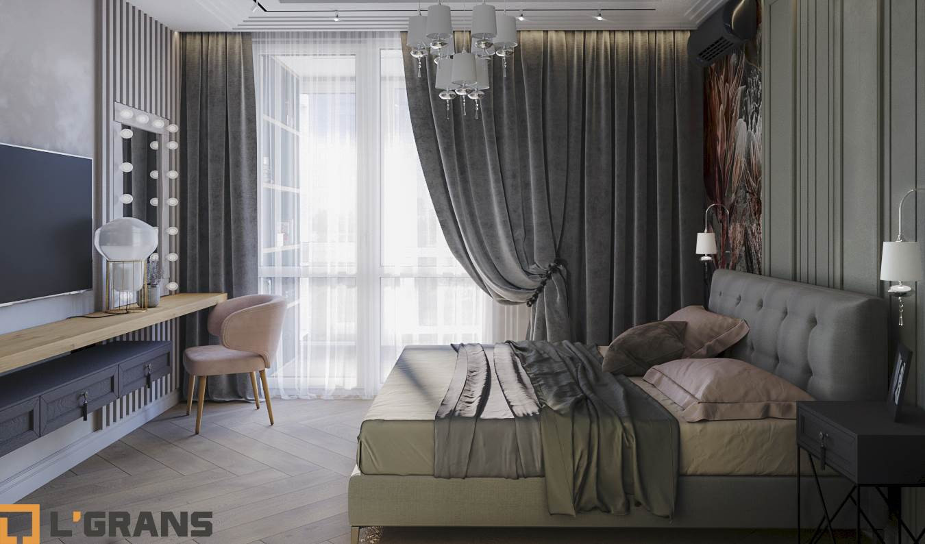 Дизайн проект интерьера квартиры в ЖК Пионерский