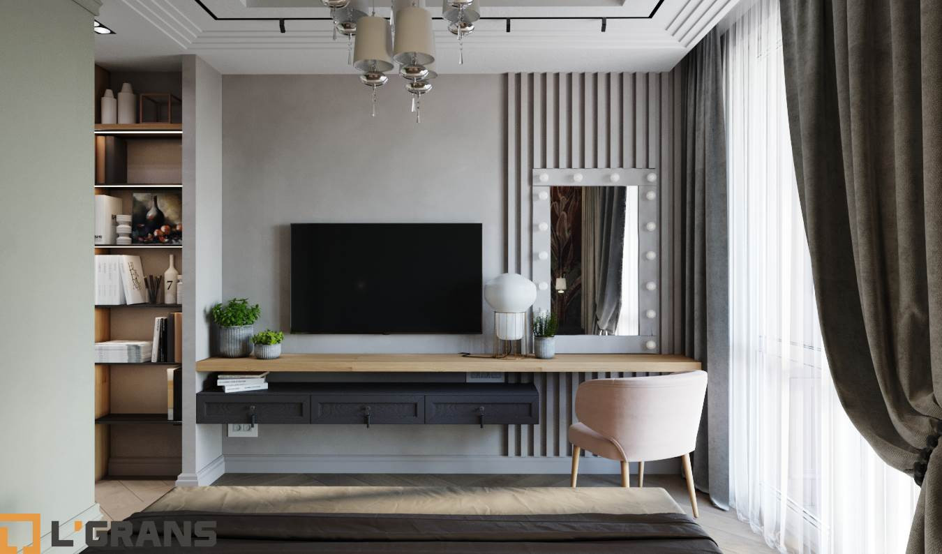 Дизайн проект интерьера квартиры в ЖК Пионерский