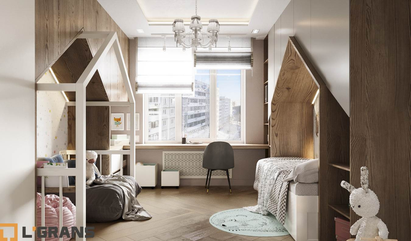 Дизайн проект интерьера квартиры в ЖК Пионерский