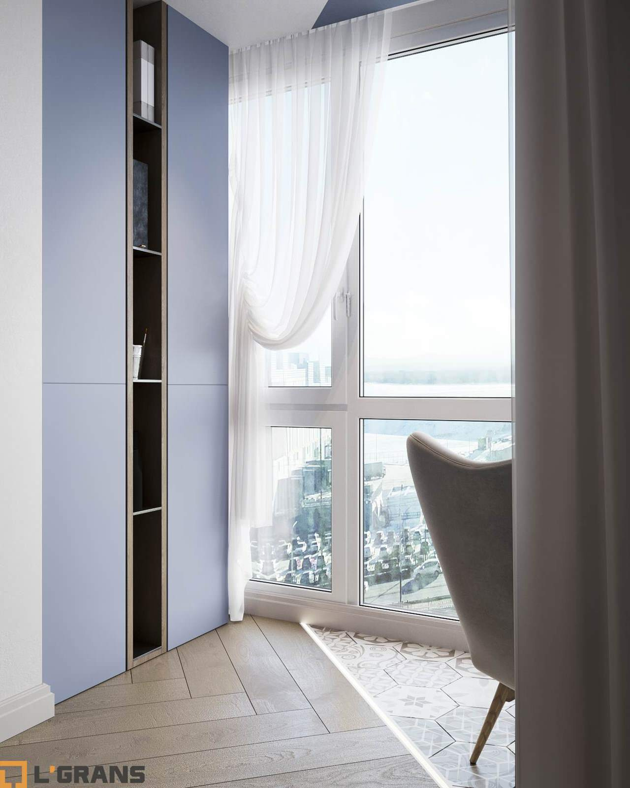 Дизайн проект интерьера квартиры в ЖК Пионерский