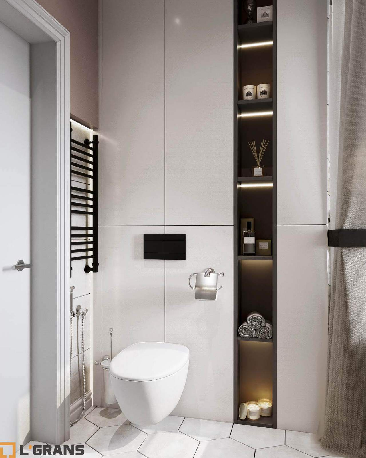 Дизайн проект интерьера квартиры в ЖК Пионерский