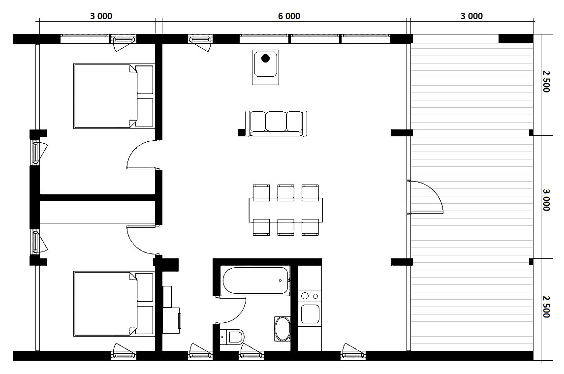 Модульный дом "Статный"