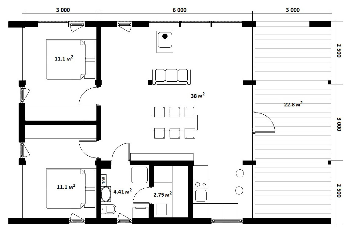 Модульный дом "Статный"