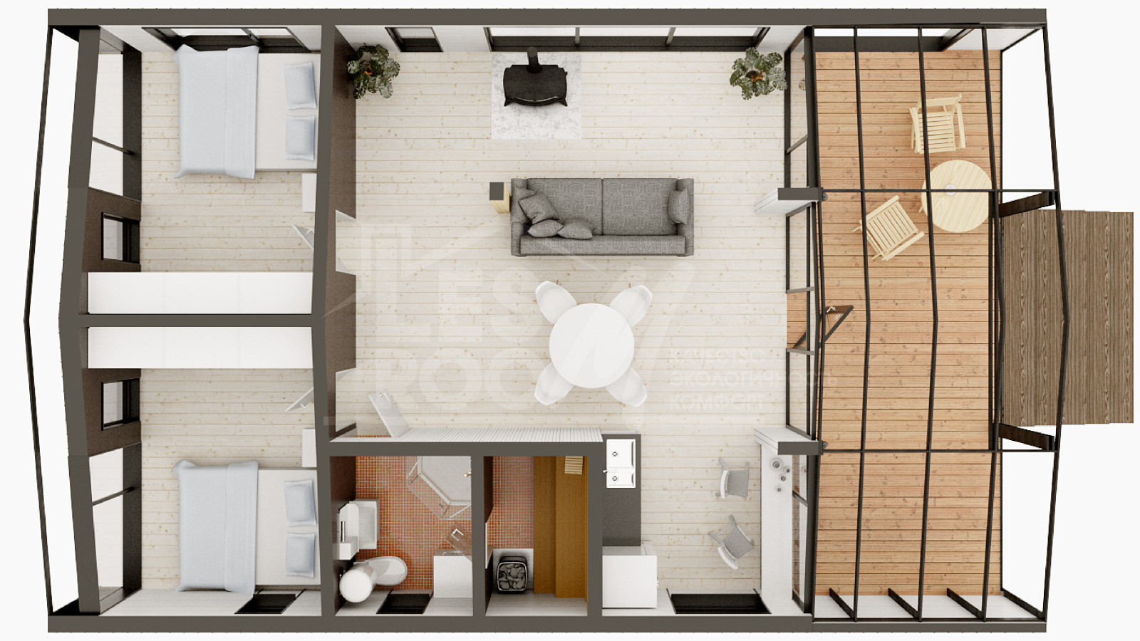 Модульный дом "Статный"