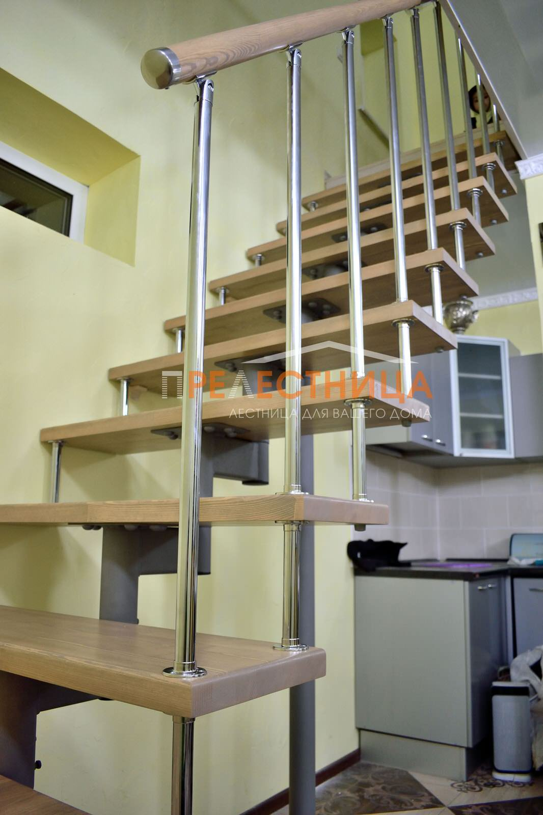 Металлическая модульная лестница ЛЕГО-8