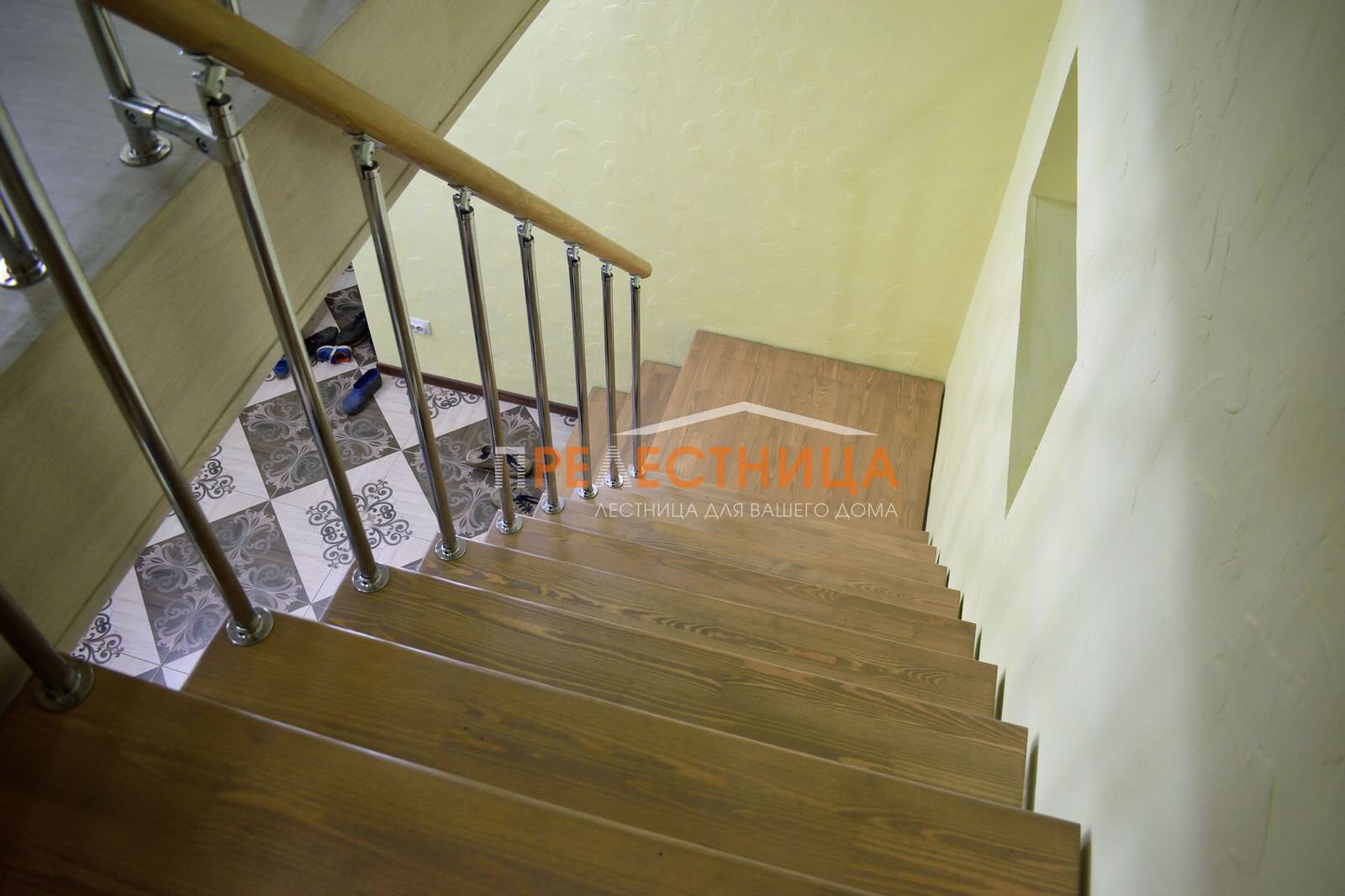 Металлическая модульная лестница ЛЕГО-8