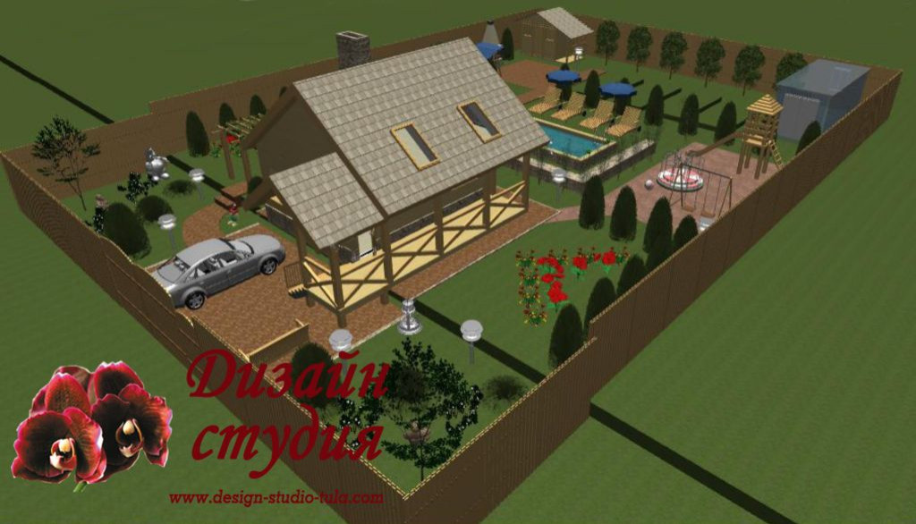 ландшафтный дизайн участка