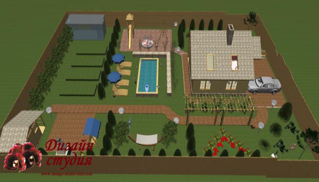 ландшафтный дизайн участка