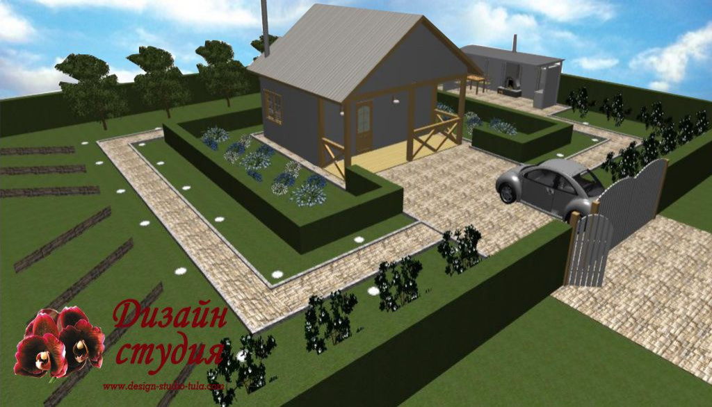 ландшафтный дизайн участка