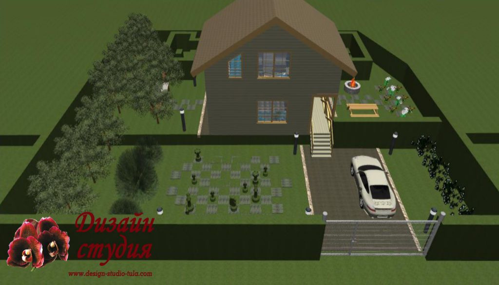 ландшафтный дизайн участка