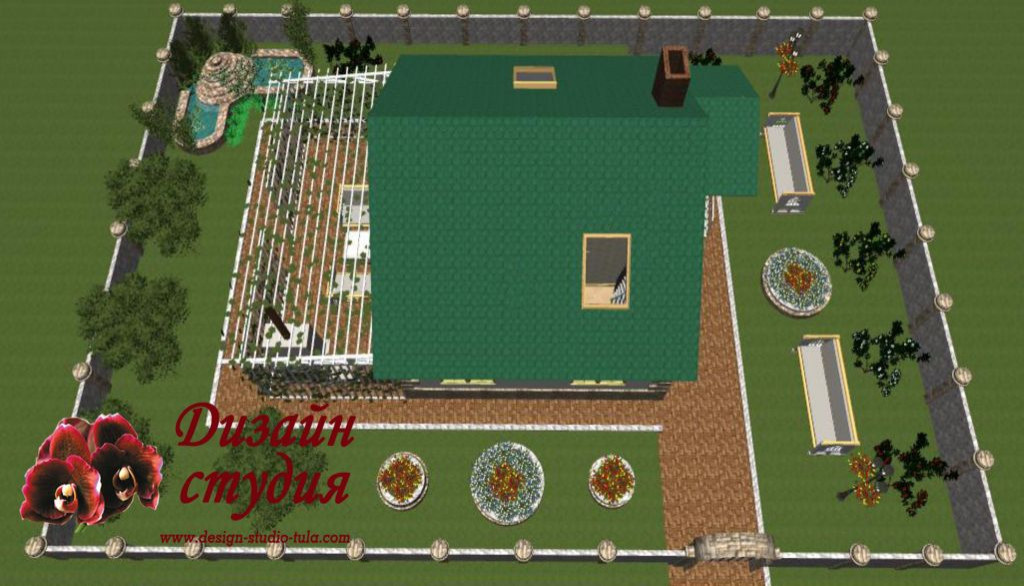 ландшафтный дизайн участка