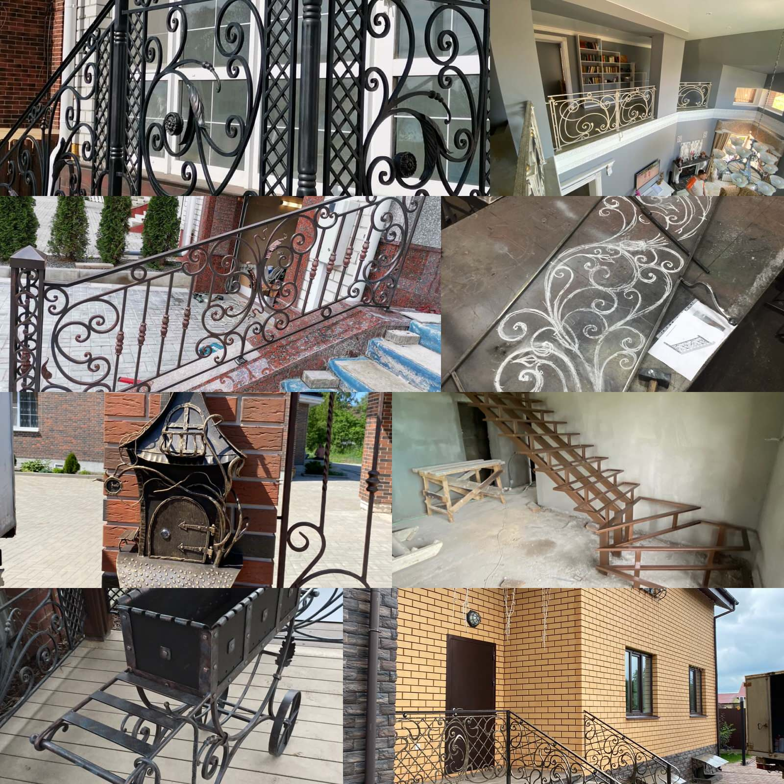 Кованные перила