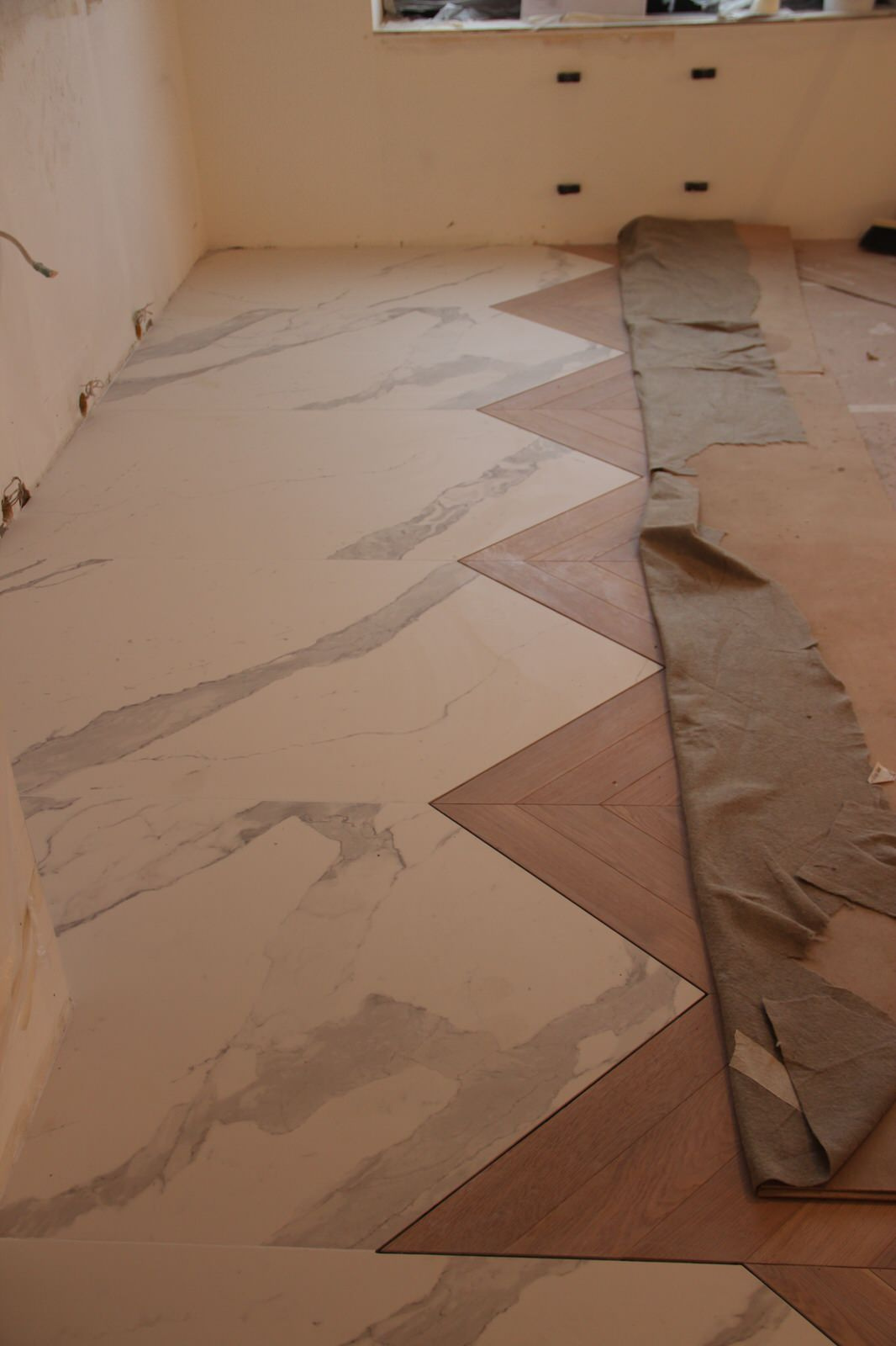 Полы из крупноформатного керамогранита. Ламинам 3000*1000