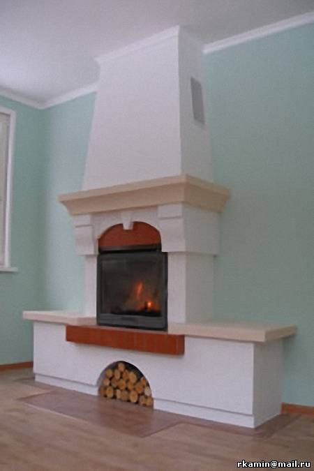 Камины с отделкой