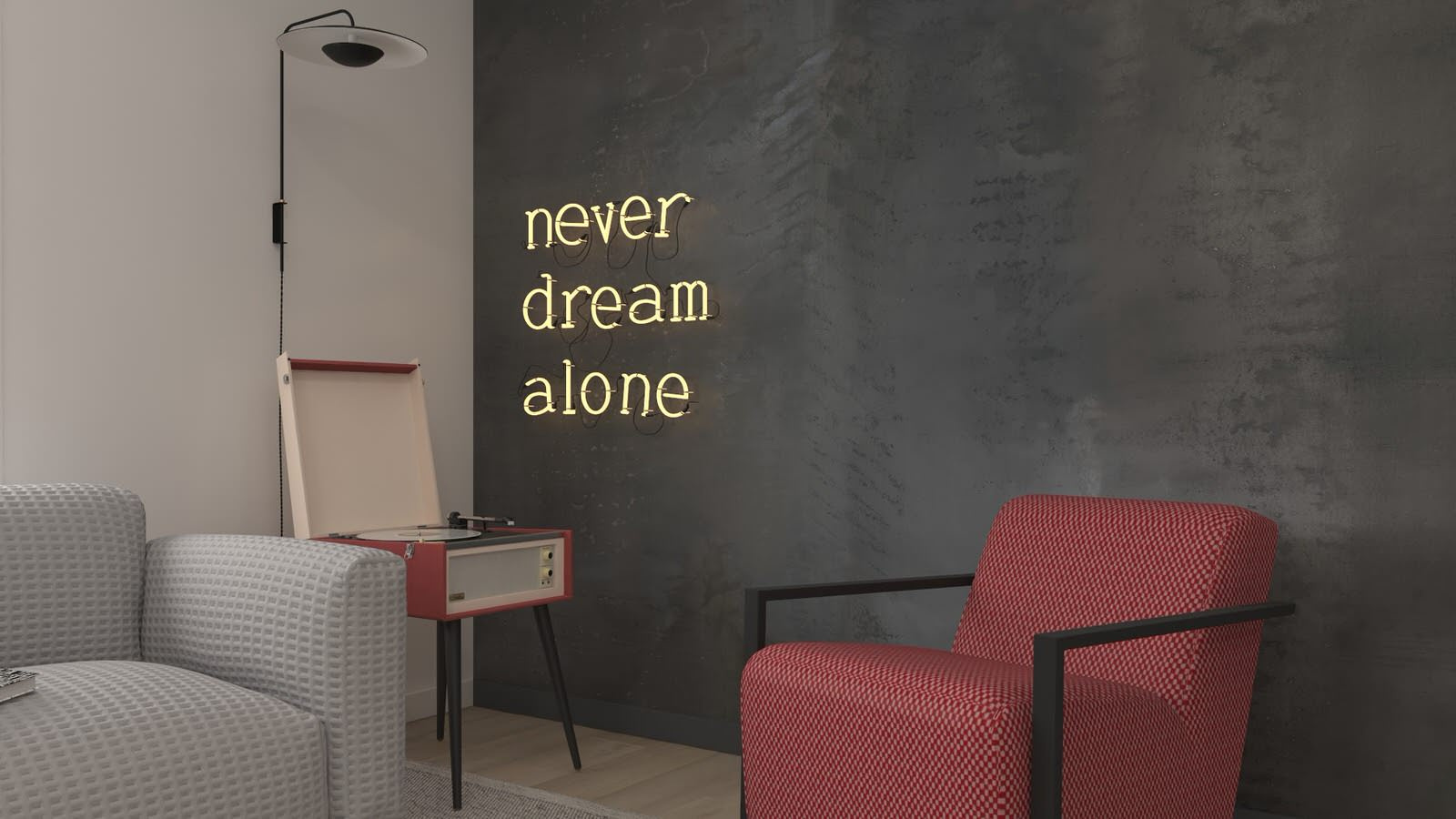 Квартира для пары фотографов в ЖК "Галактика"