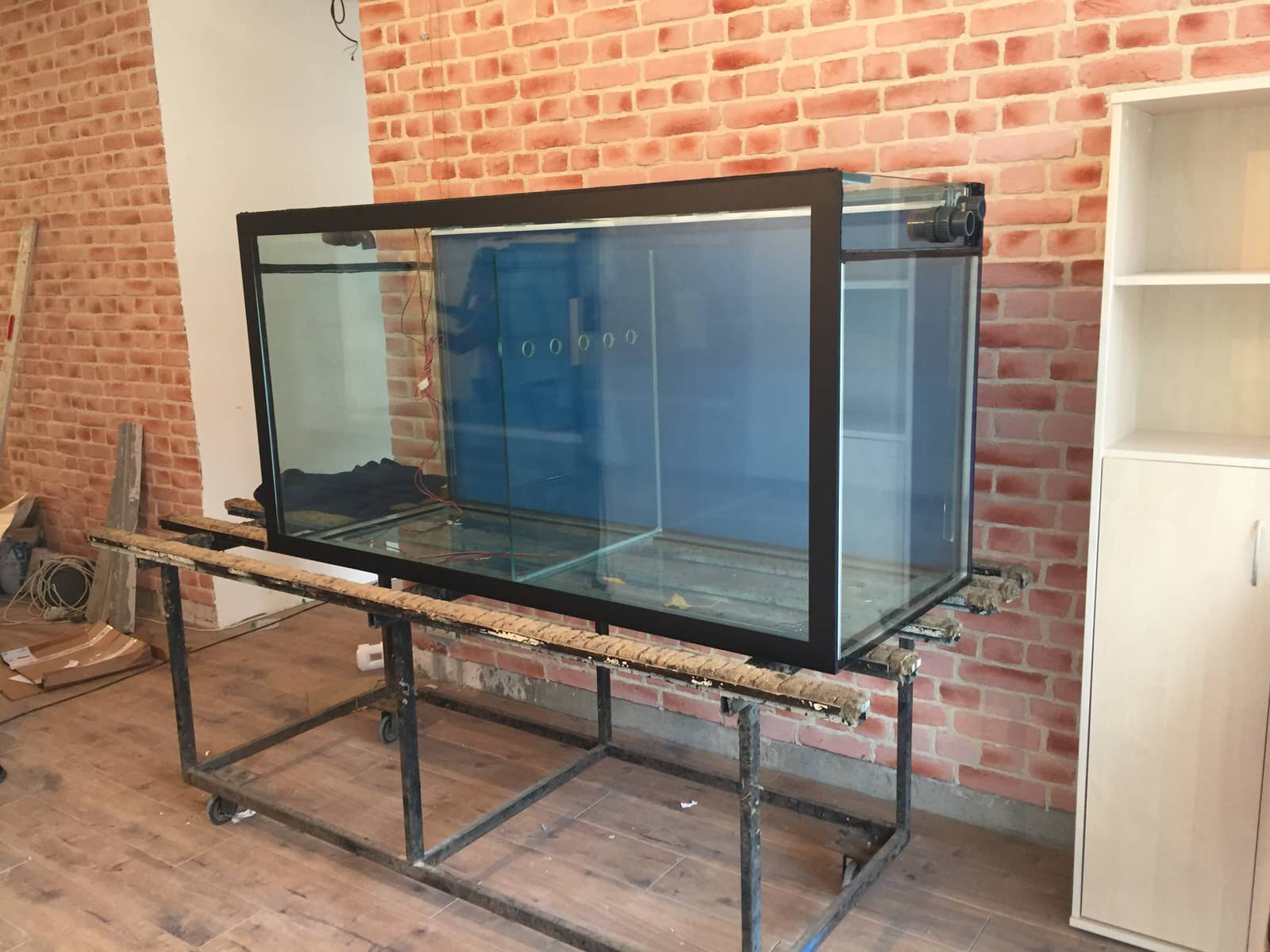 Аквариум для продажи рыбы в ресторане