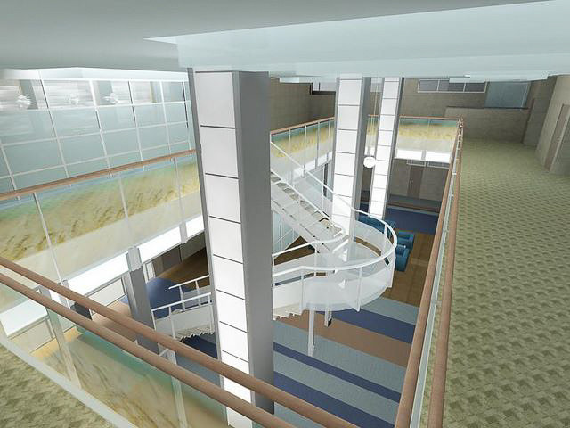 Лестница Стекло