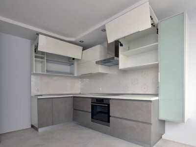 Кухня из керамики Oxide Grigio.