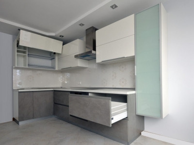 Кухня из керамики Oxide Grigio.