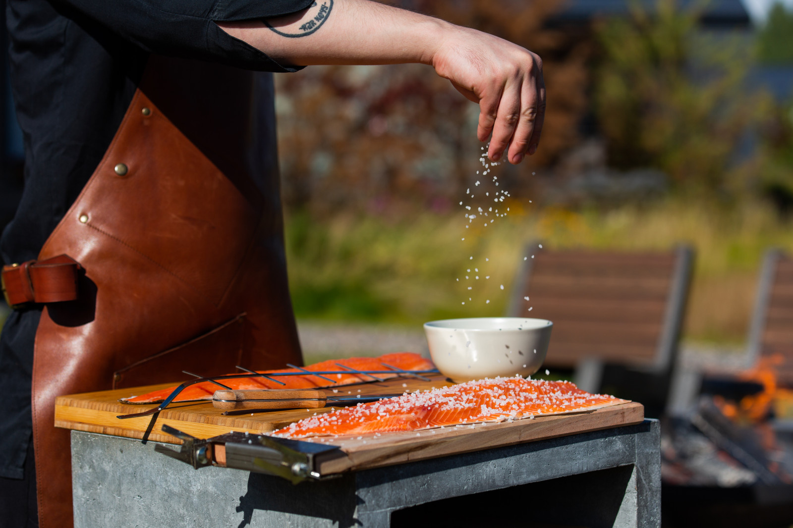 Готовим на костровых чашах