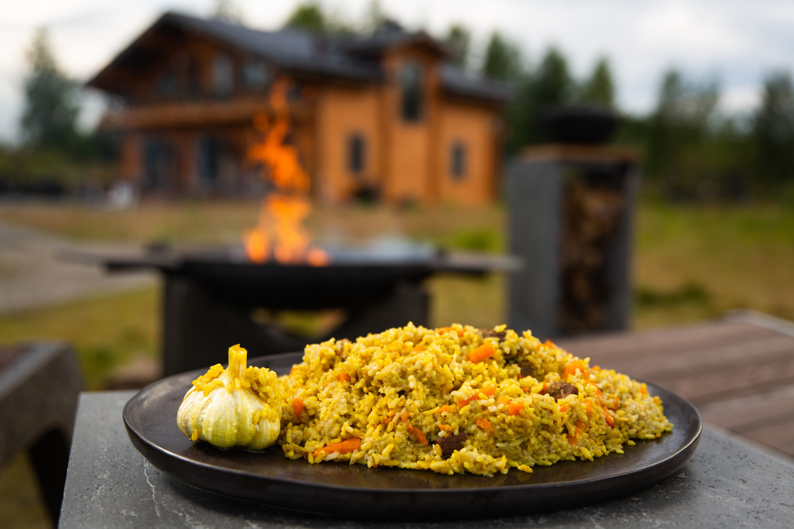 Готовим на костровых чашах