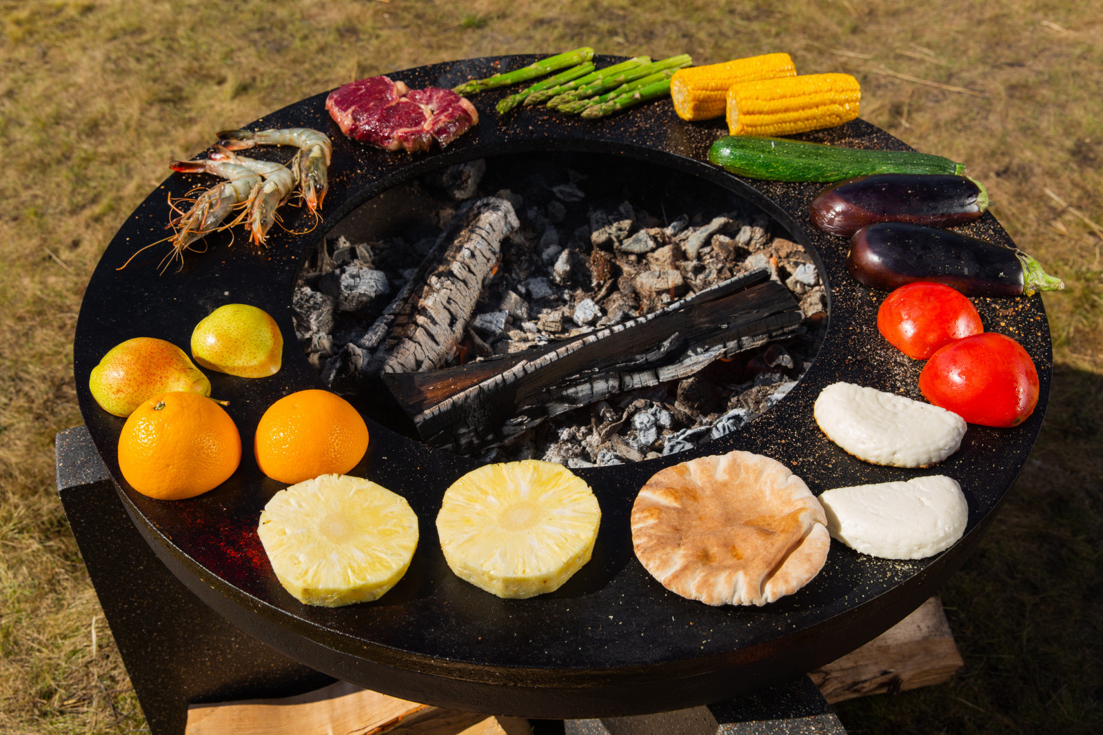 Готовим на костровых чашах