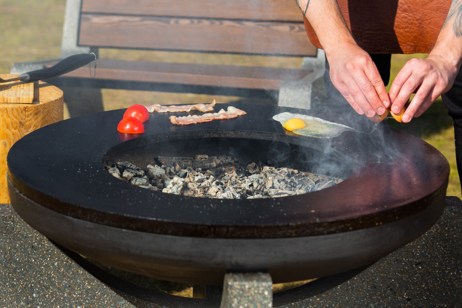 Готовим на костровых чашах