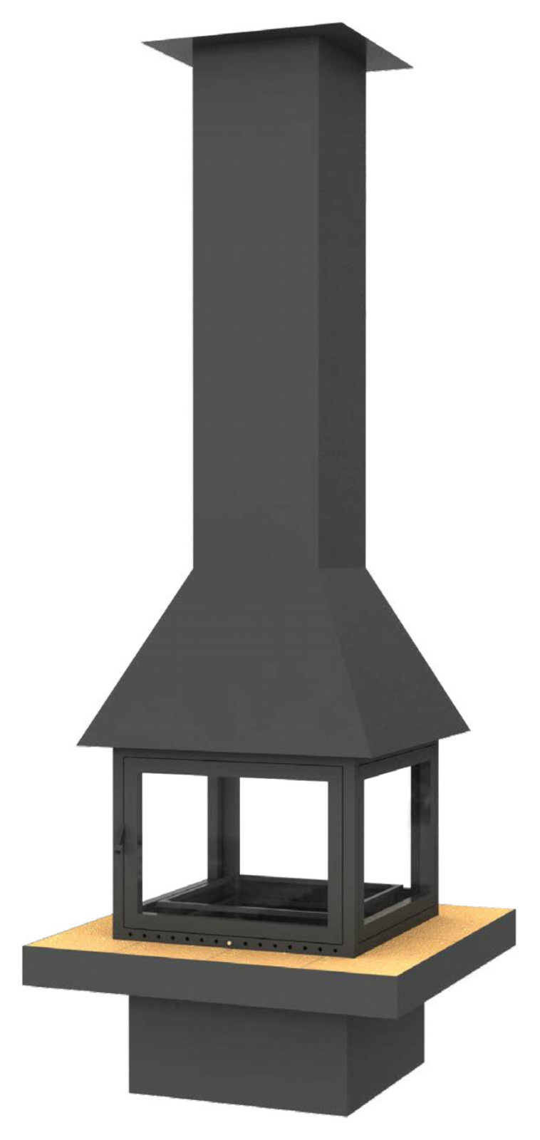 Современные камины.