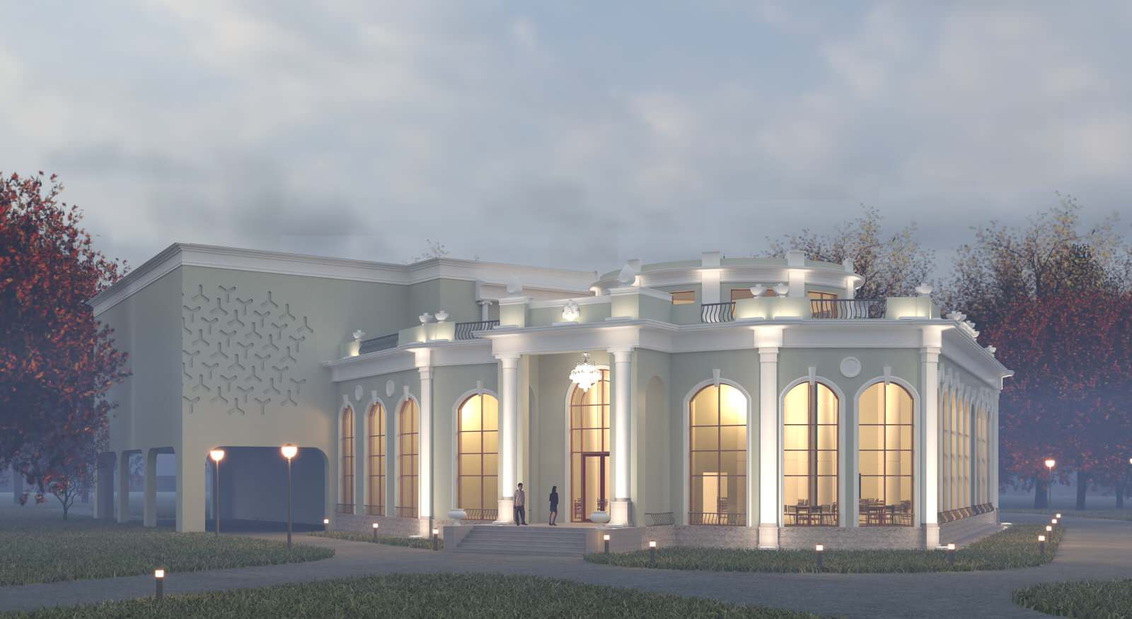 Ресторанный комплекс в классическом стиле