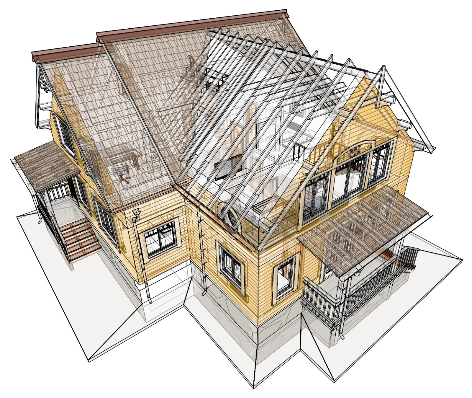 Частный дом на Новой Риге