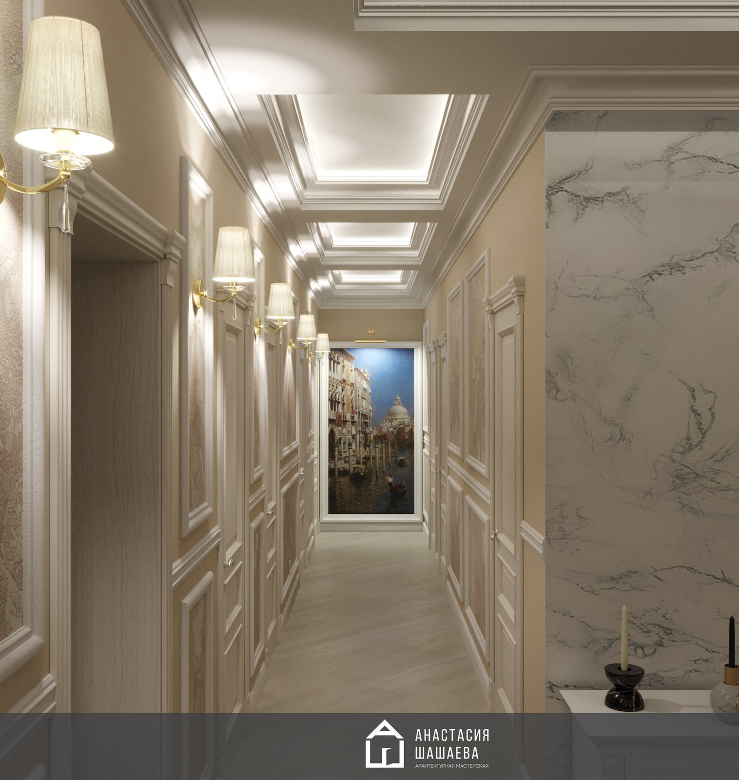 Дизайн интерьера жилого дома в классическом стиле