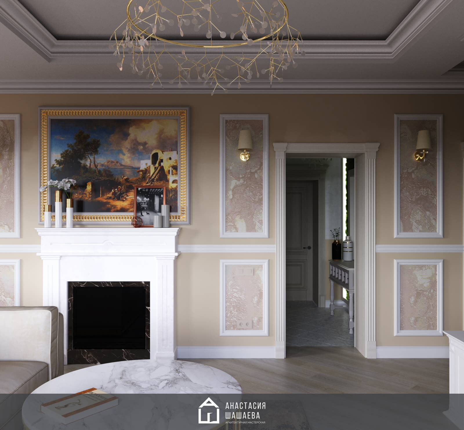 Дизайн интерьера жилого дома в классическом стиле