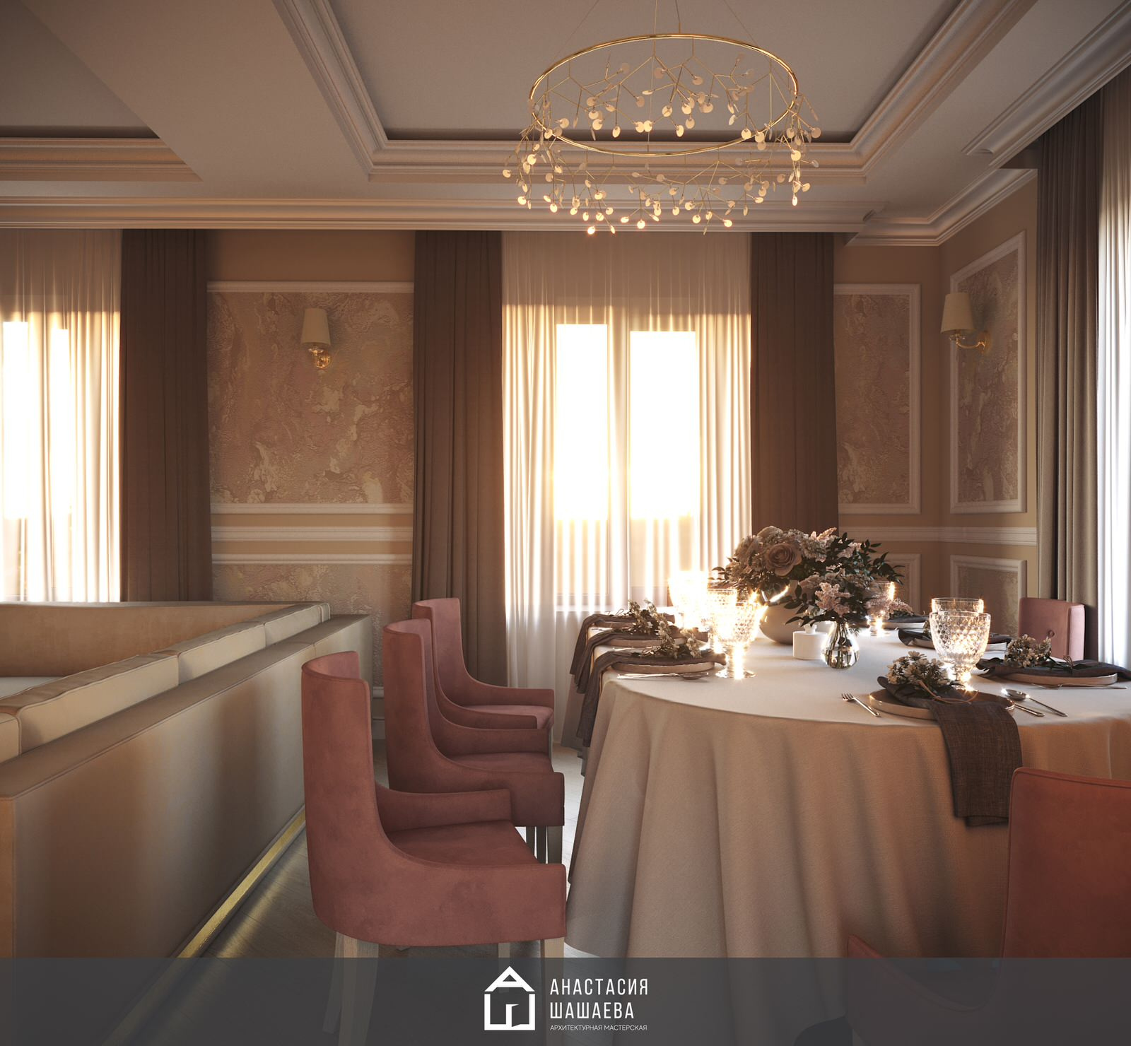 Дизайн интерьера жилого дома в классическом стиле