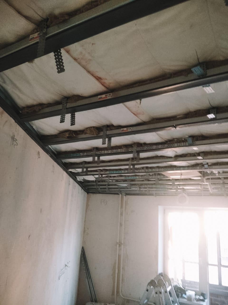 Звукоизоляция потолка 65 м2