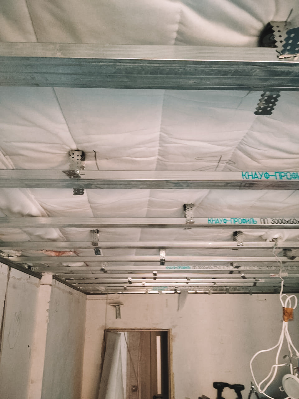 Звукоизоляция потолка 65 м2