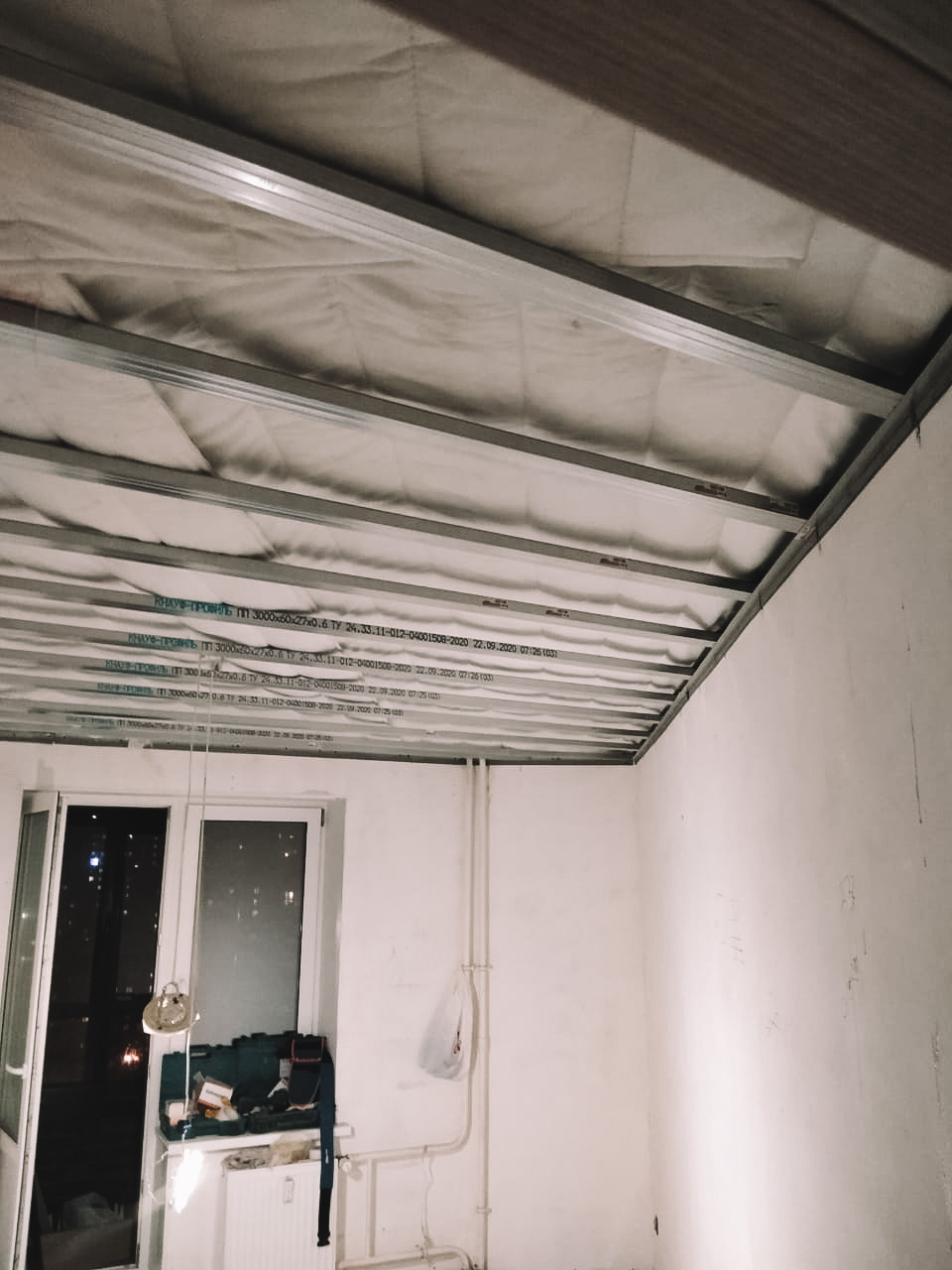 Звукоизоляция потолка 65 м2