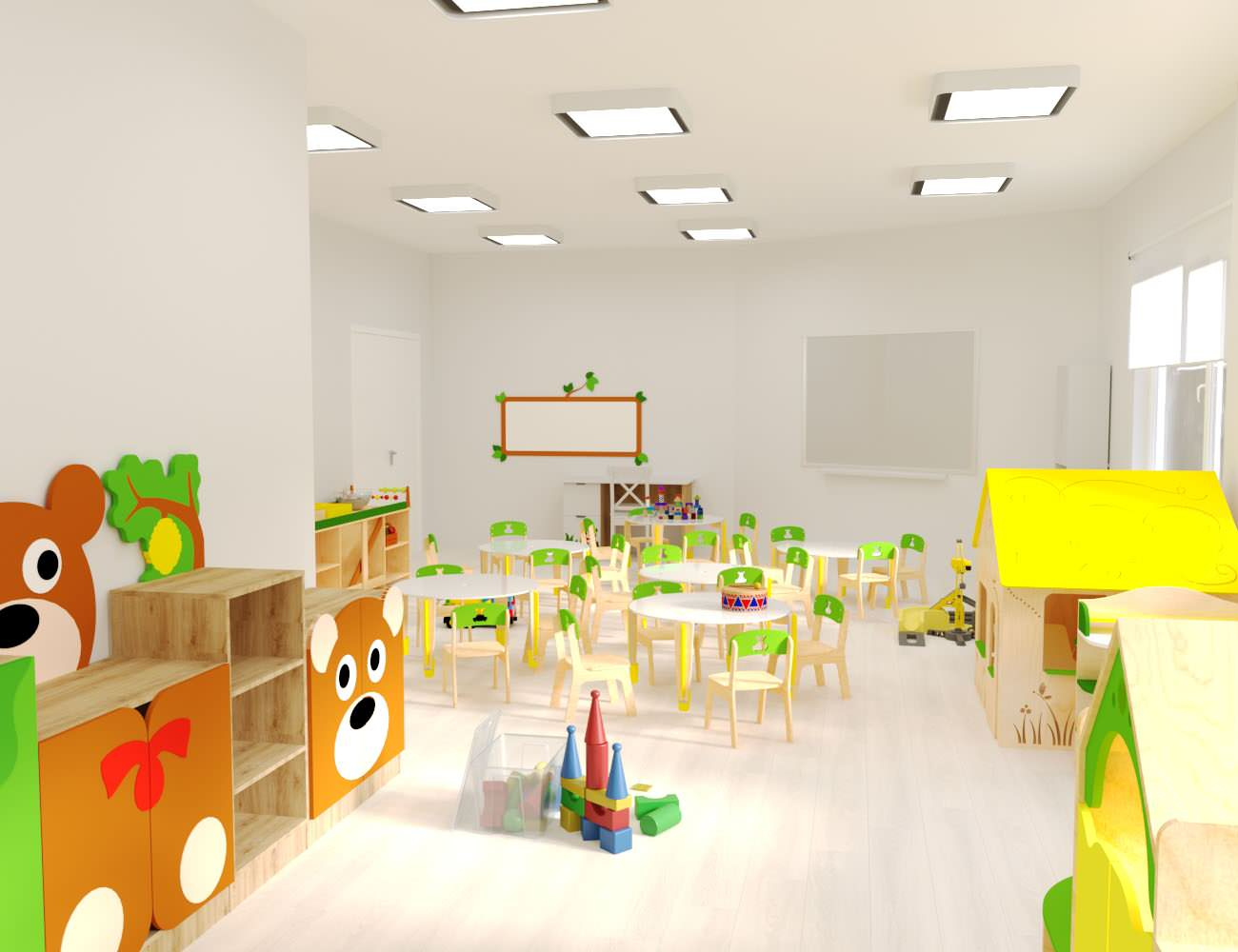Дизайн проект для детского сада. Группа «IQ»