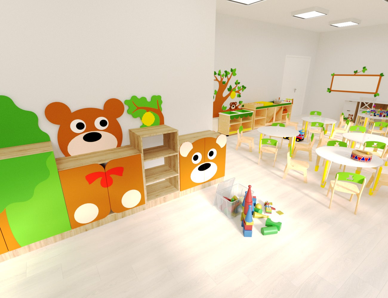 Дизайн проект для детского сада. Группа «IQ»