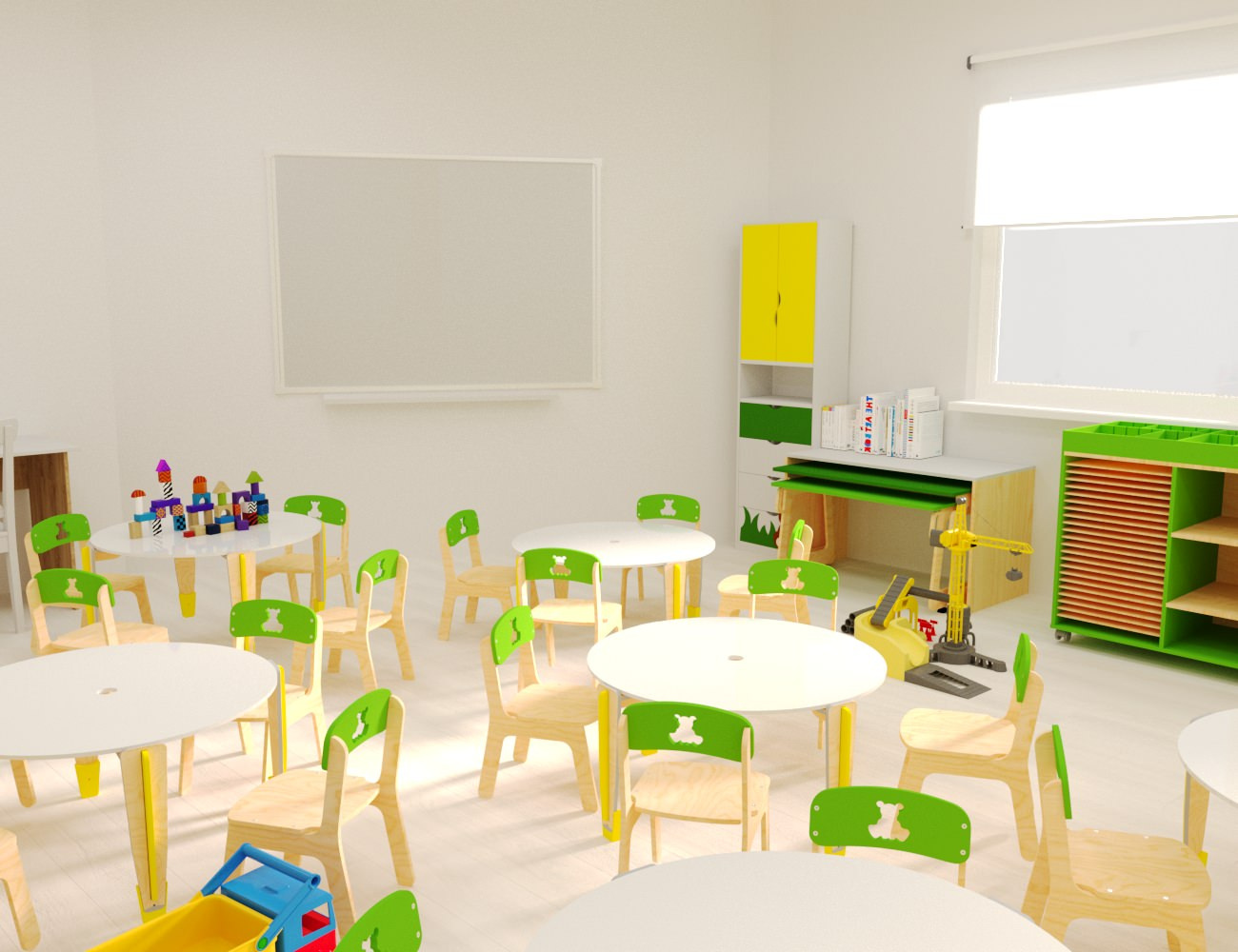 Дизайн проект для детского сада. Группа «IQ»