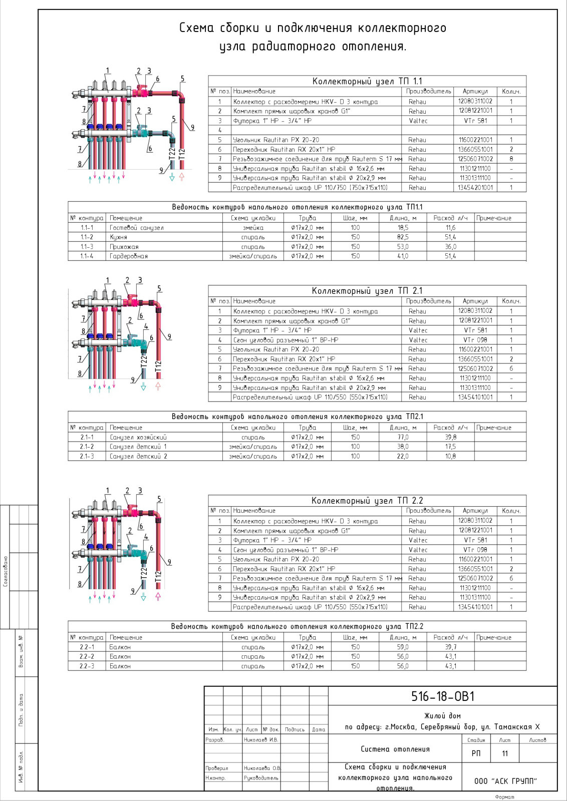 Проект отопления дома 360 кв.м.