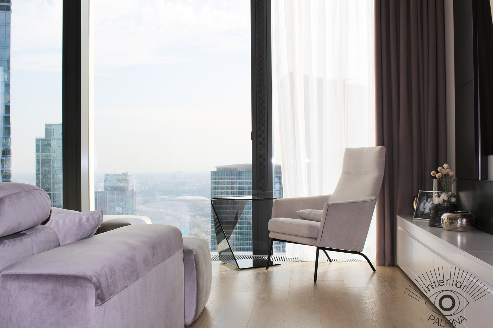 Дизайн интерьера апартаментов в жк Neva Towers