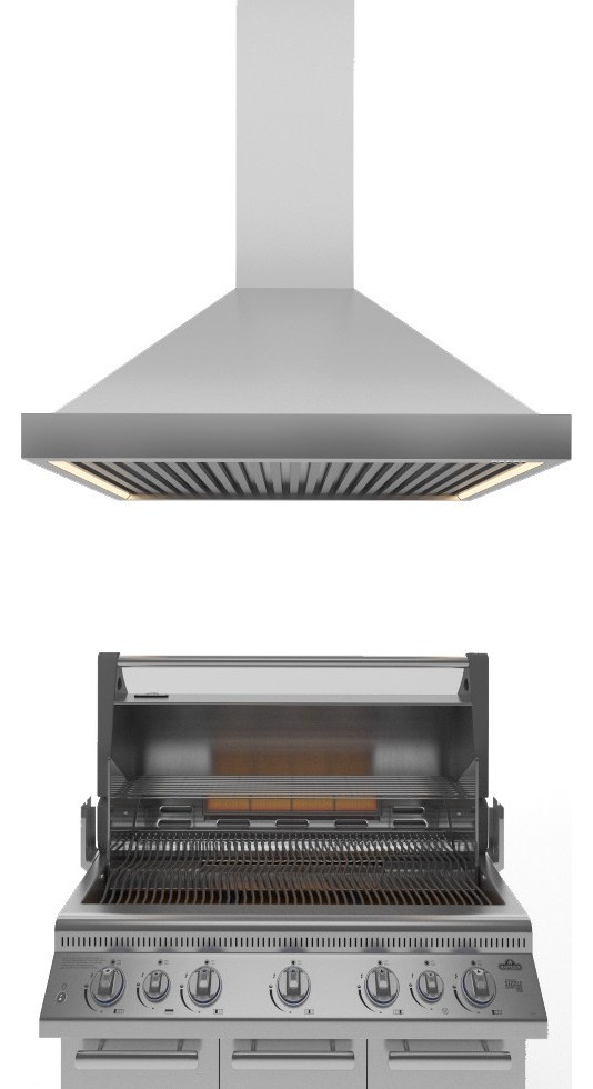 Купольная вытяжка в 3д